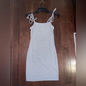Grey mini dress
